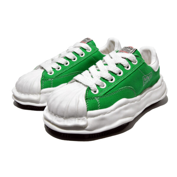 Green Canvas Lace Up Sneakers - Image 4