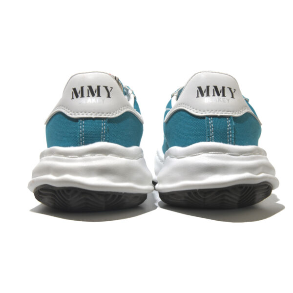 Blue Canvas Lace Up Sneakers - Image 5