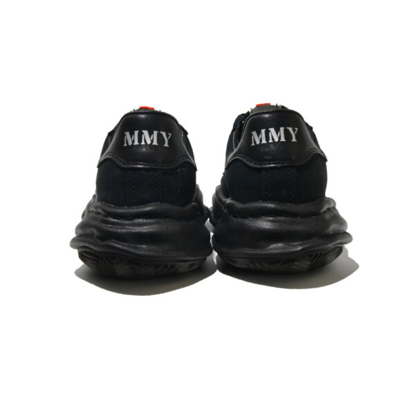 Black Canvas Lace Up Sneakers - Image 5