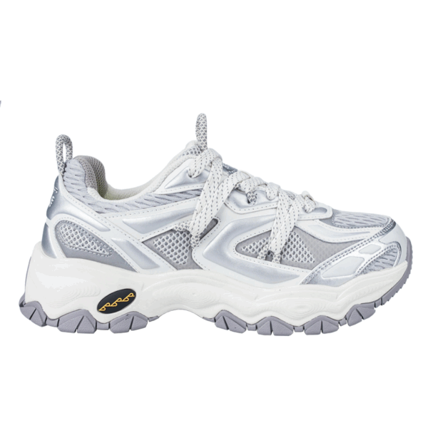 JD-HG2201-2 Oxy Silver Lace UP Sneakers