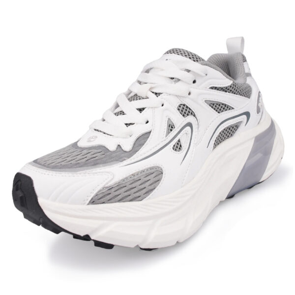 JD-2472-02 Onyx Gray Lace UP Sneakers - Image 4