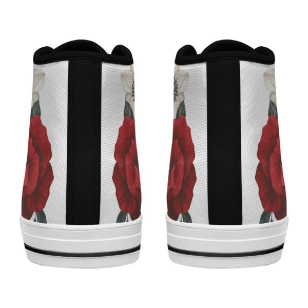 7218 Flowers Lace Up Sneakers - Image 5
