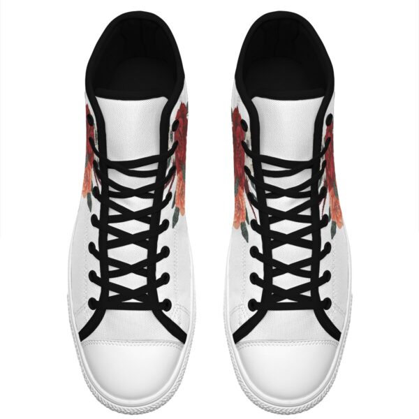 7218 Flowers Lace Up Sneakers - Image 6
