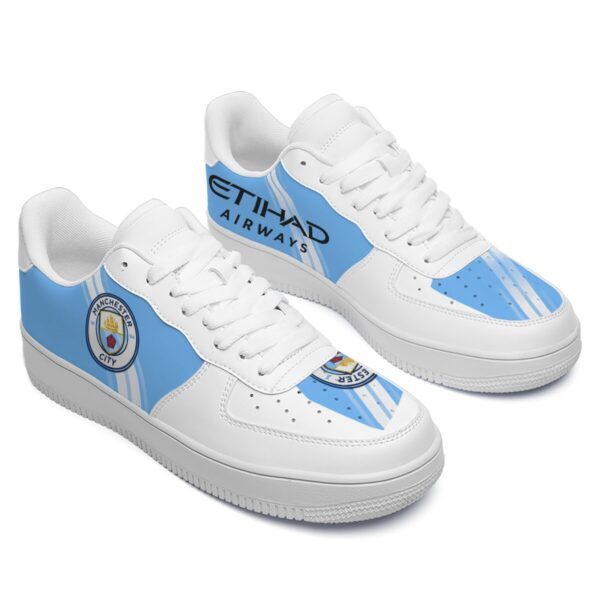 KJ  Manchester City 25-26 Home Kit Lace Up Sneakers 1 - Image 5