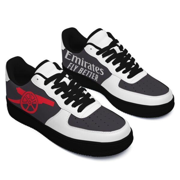 KJ  Arsenal 25-26 Away Kit Lace Up Sneakers 2 - Image 6