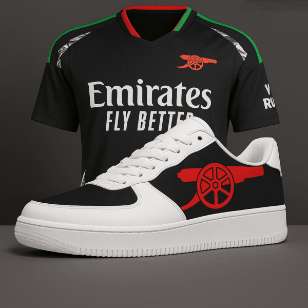 KJ  Arsenal 25-26 Away Kit Lace Up Sneakers 1