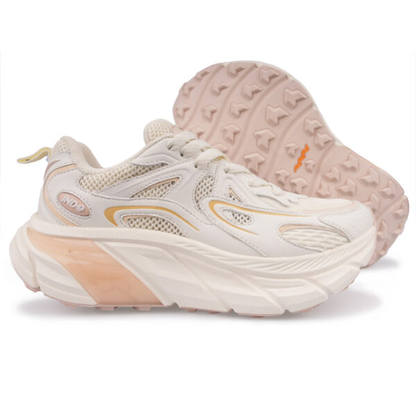 JD-2472-04 Amber Yellow Lace UP Sneakers - Image 3