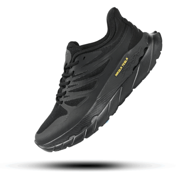 2305-02 Knight Black Lace UP Sneakers