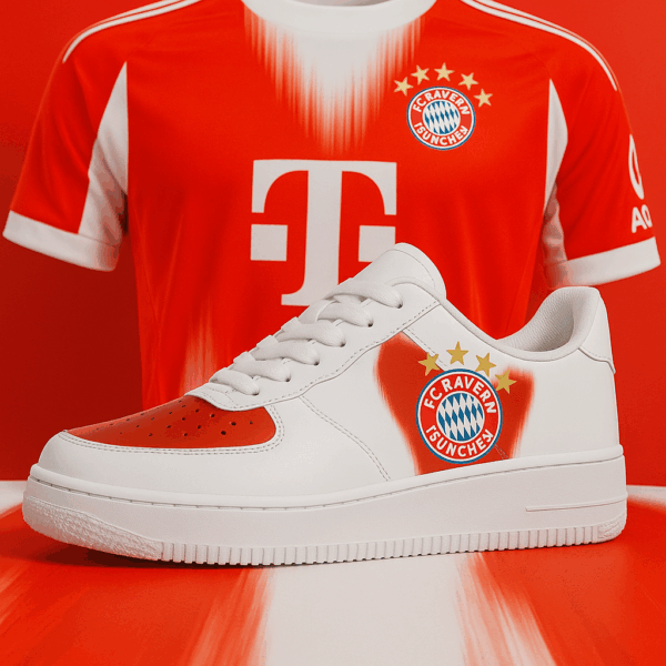 KJ Bayern United 25-26 Home Kit Lace Up Sneakers 1