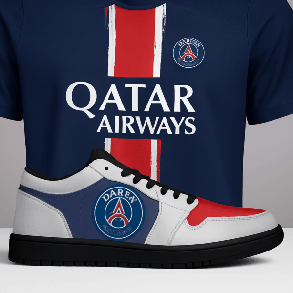 Paris Saint-Germain 25-26 Home Kit Lace Up Sneakers 2 - YW-SH-2079