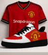 KJ  Manchester United 25-26 Home Kit Lace Up Sneakers