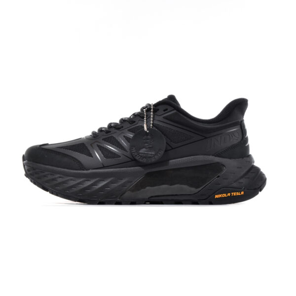 2313-01 Black Whirlwind Lace UP Sneakers