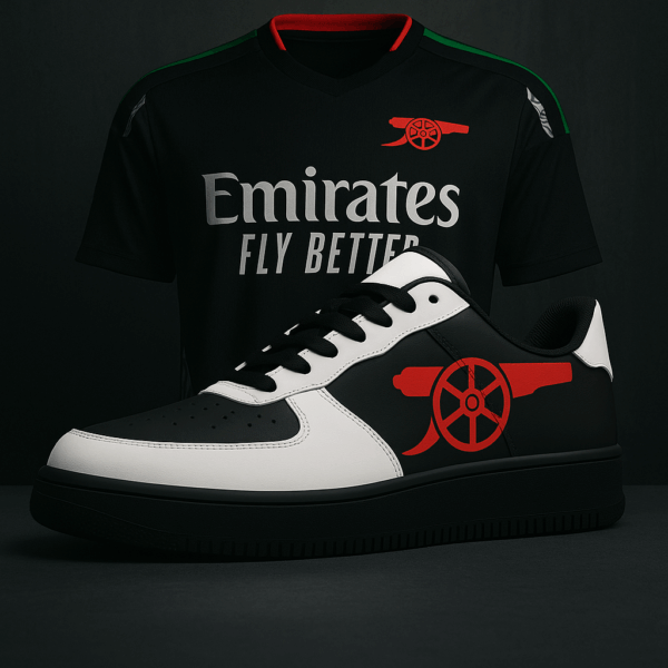 KJ  Arsenal 25-26 Away Kit Lace Up Sneakers 2