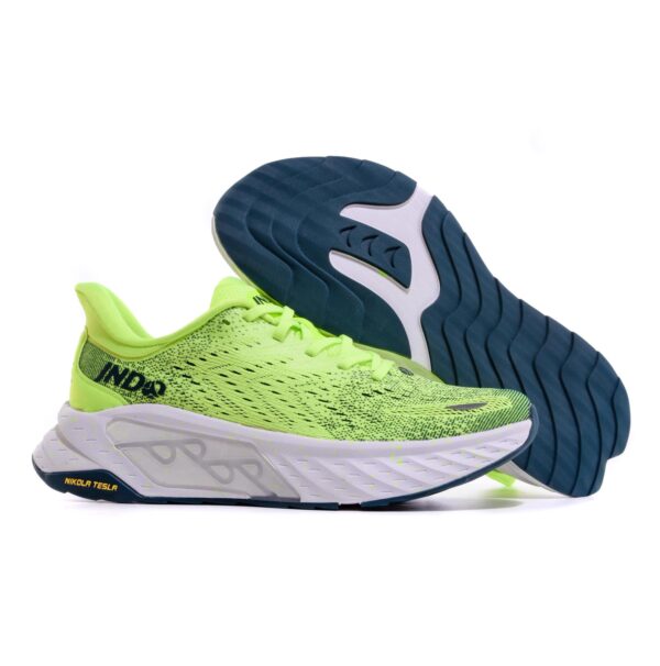 2210-05 Seaweed Green Lace UP Sneakers - Image 2